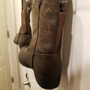 Children's Kid's Girls Size 12 Brown Boots